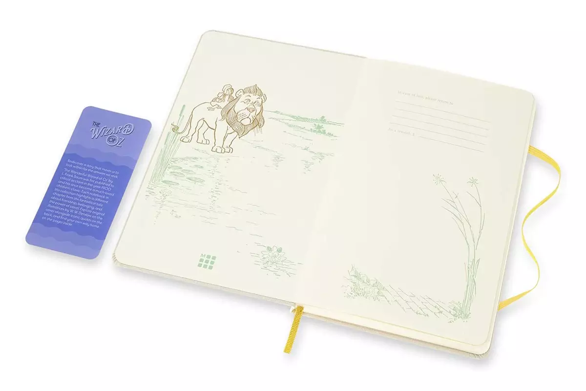 Een Moleskine Limited Edition Wizard Of Oz VI Notebook Plain Hardcover Large koop je bij Moleskine.nl